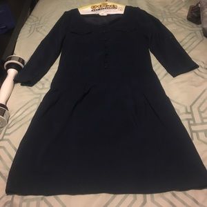 Gianni Bini S navy dress EUC.